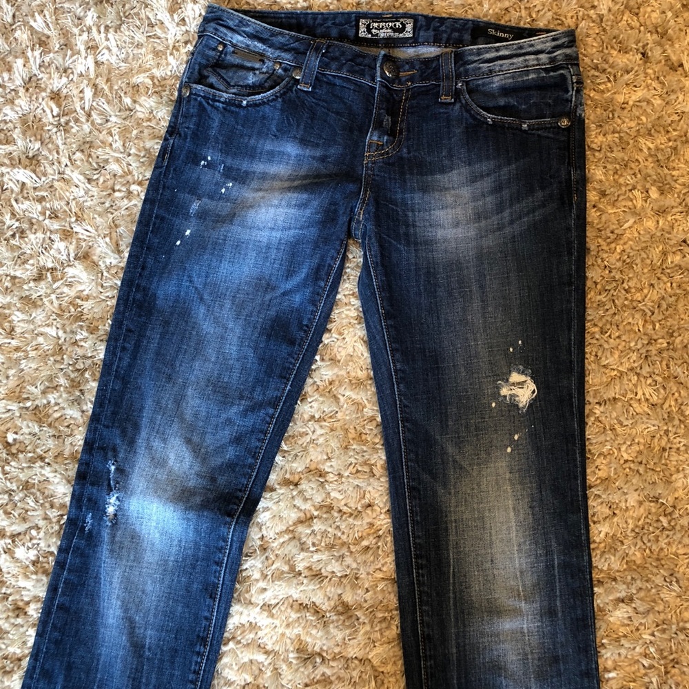 Express Denim Skinny Jeans - Picture 2 of 7